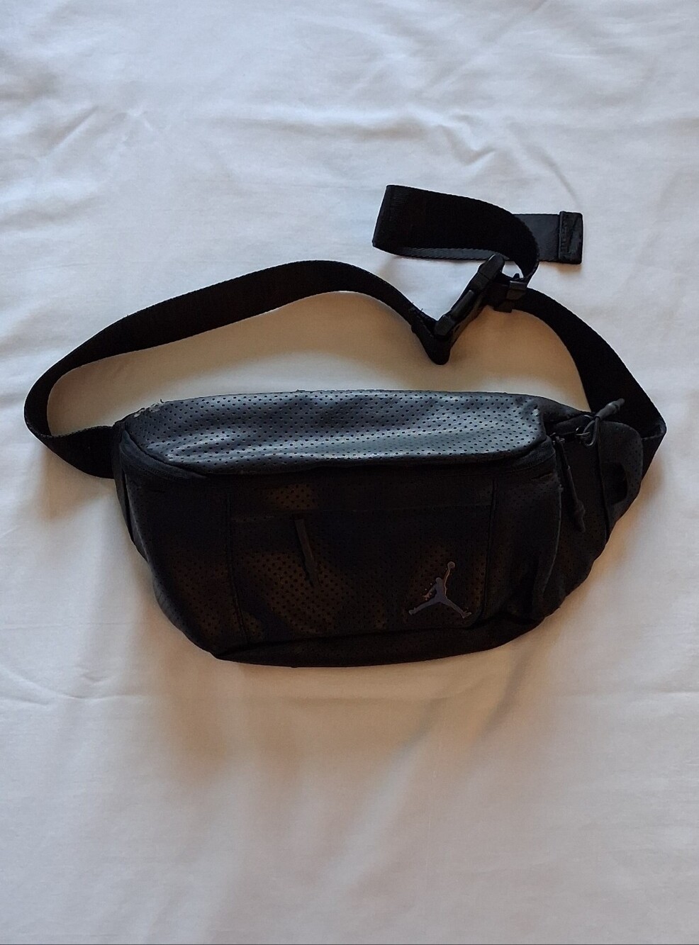 Jordan Black Waist Pack with Jumpman Logo